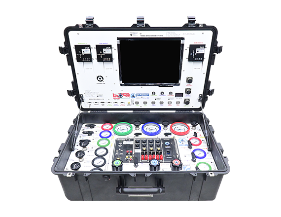 Three diver portable panel, D040